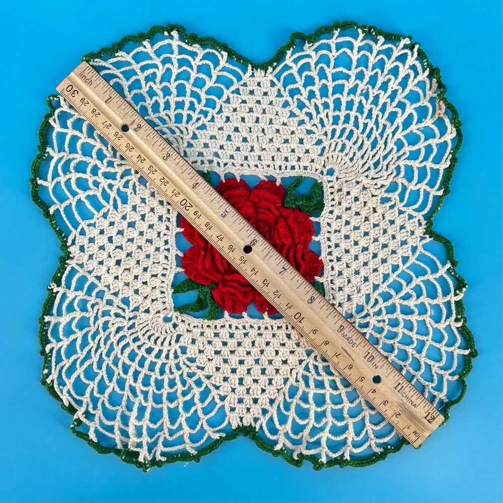 70s Crochet Doily Cottage 1970s Vintage